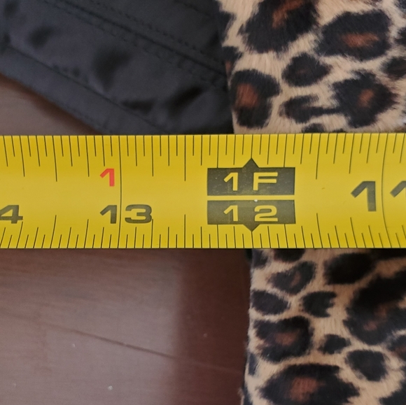 NWOT 90s/Y2K Catherine Coatney Leopard Faux Fur Waist Cincher Garter Belt - Picture 4 of 6